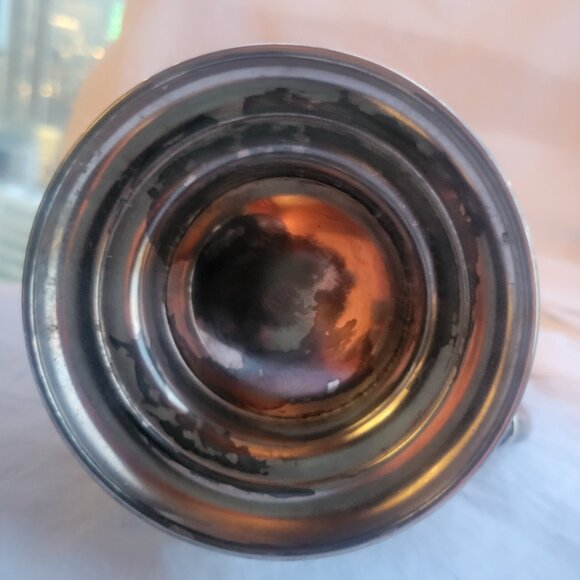 Antique Coffee Pot EP Brass Silver Viking Plate Lead Mounts - Picture 7 of 10